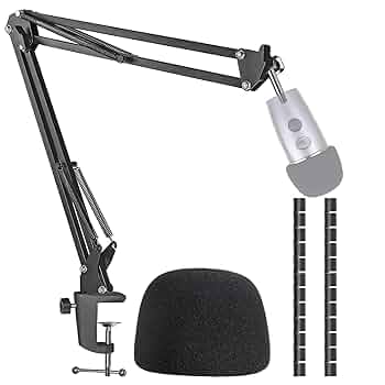 Blue Yeti Pro＋専用アーム＆マウント Amazon | Blue (ブルー) イエティ マイク (黒一色) Knox Gear